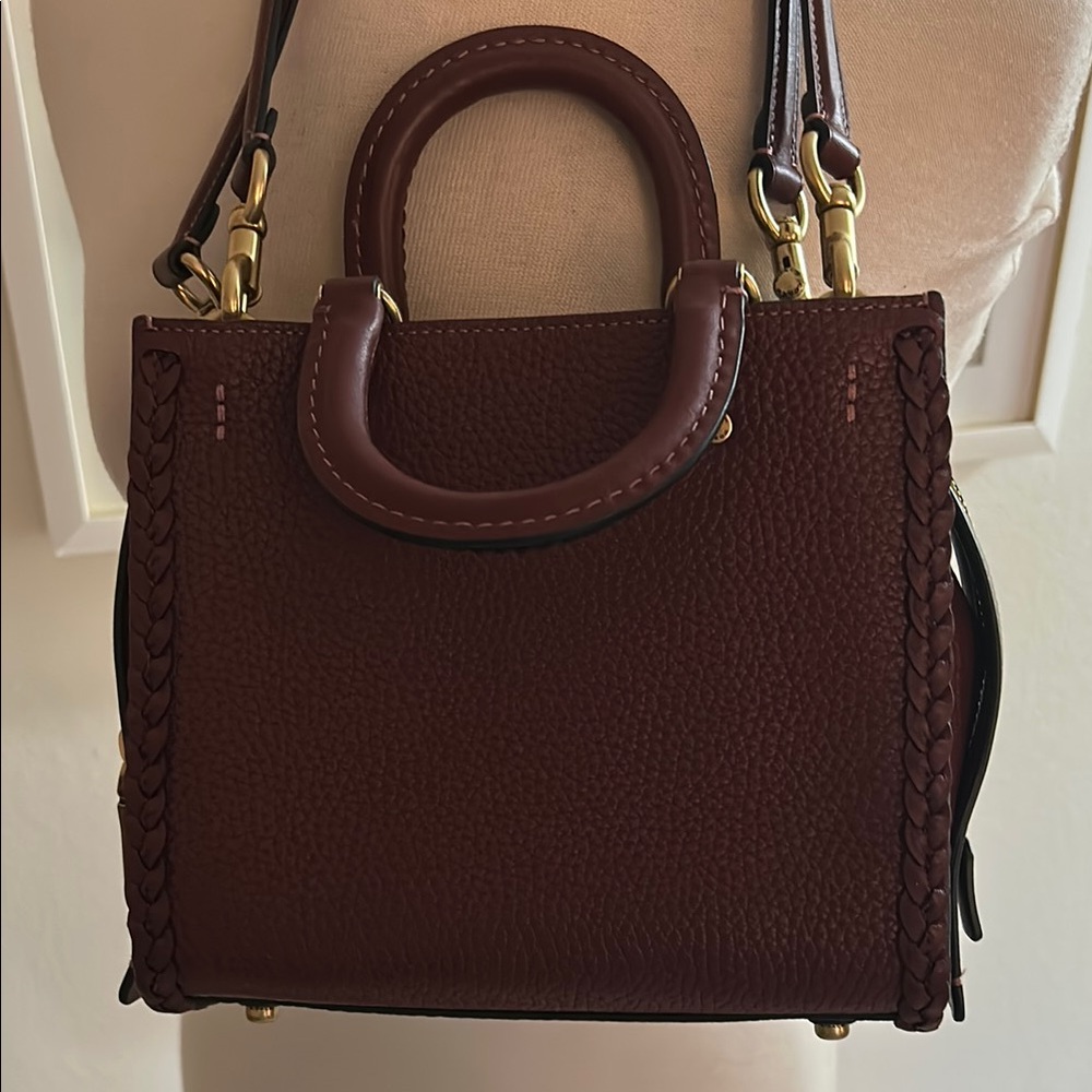 Coach Rogue 20 Burgundy Handbag